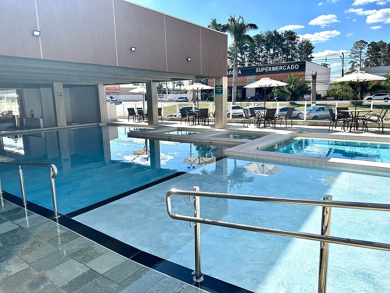 Apto 215 Spazzio diroma + Splash Acqua Park Vulcão