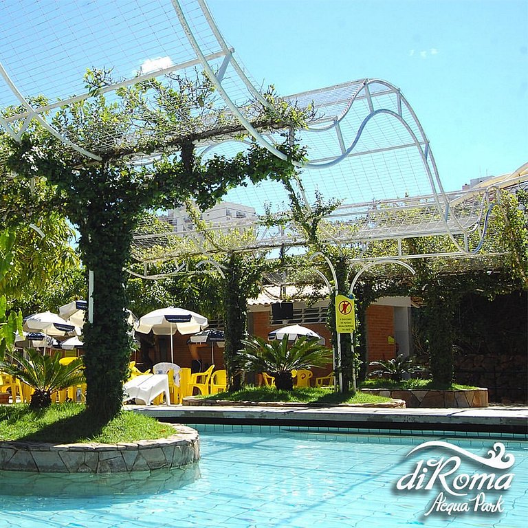 Apto 541 Spazzio diroma + Splash Acqua Park Vulcão