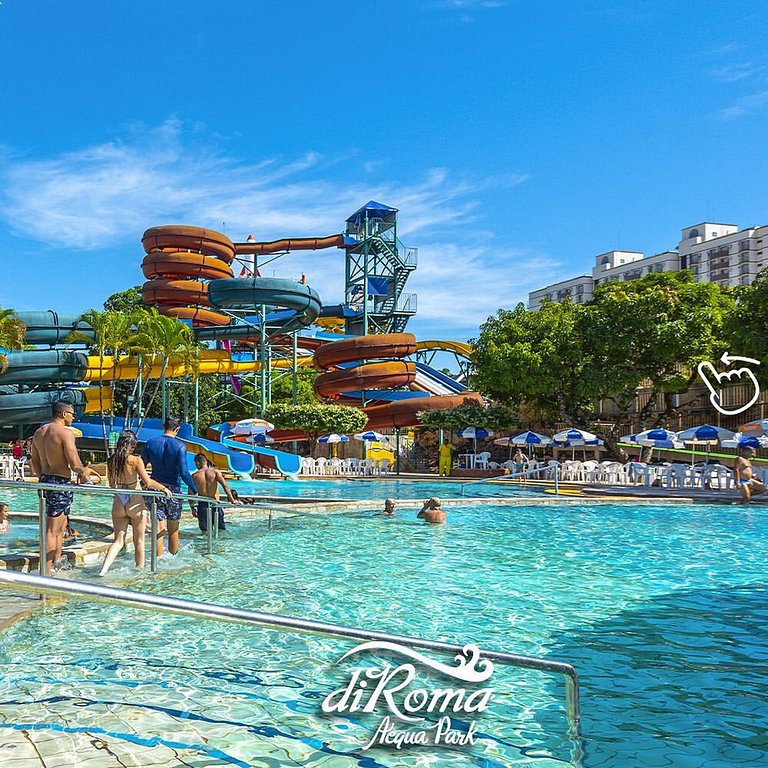 Apto 118 Spazzio diroma + Splash Acqua Park Vulcão