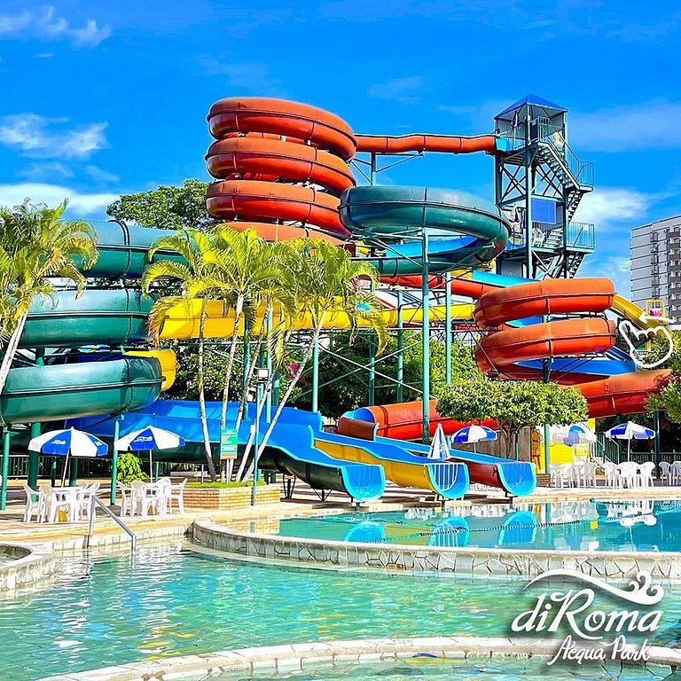 Apto 118 Spazzio diroma + Splash Acqua Park Vulcão