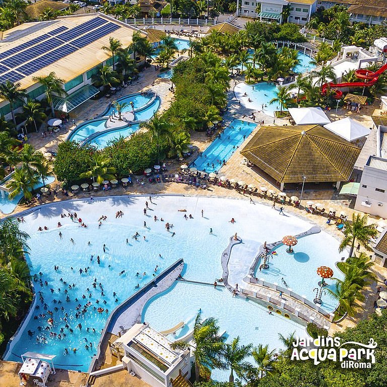 Apto 101 Spazzio diroma + Splash Acqua Park Vulcão