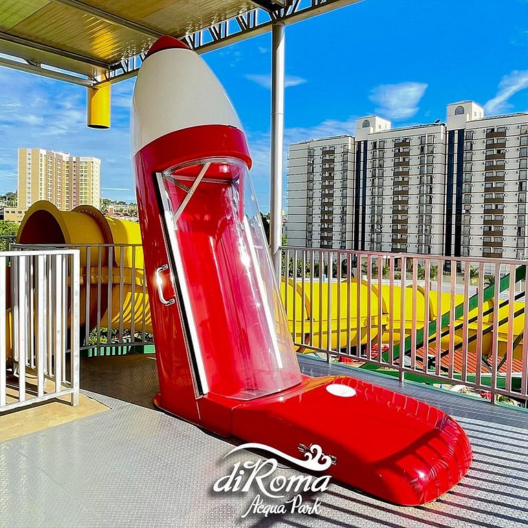 Apto 118 Spazzio diroma + Splash Acqua Park Vulcão