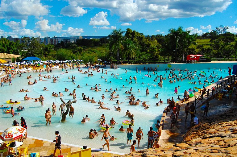 Apto 631 Spazzio diroma + Splash Acqua Park Vulcão