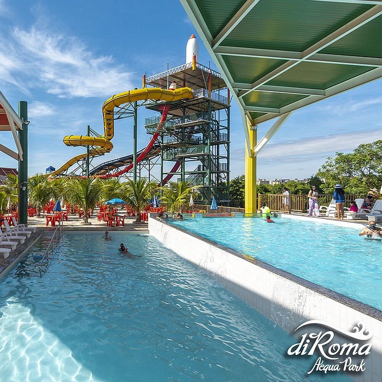 Apto 101 Spazzio diroma + Splash Acqua Park Vulcão
