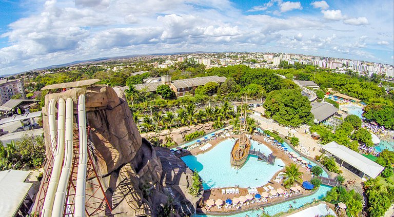 Apto 717 Spazzio diroma + Splash Acqua Park Vulcão