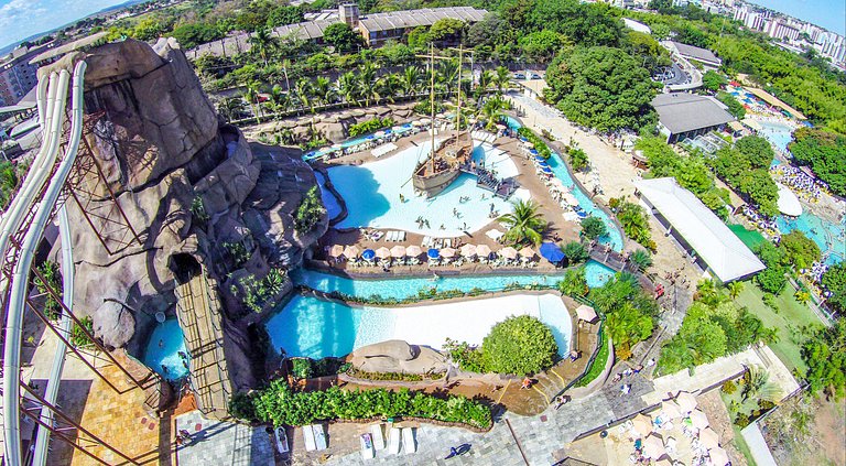 Apto 428 Spazzio diroma + Splash Acqua Park Vulcão