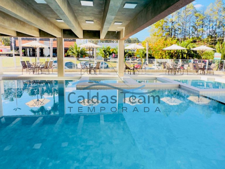 Apto 631 Spazzio diroma + Splash Acqua Park Vulcão