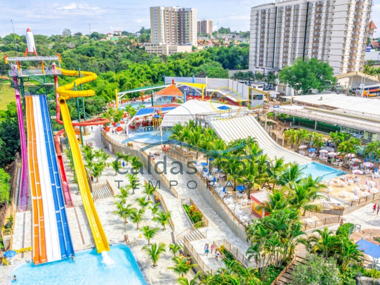 Apto 529 Spazzio diroma + Splash Acqua Park Vulcão