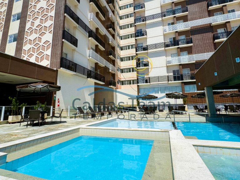 Apto 631 Spazzio diroma + Splash Acqua Park Vulcão