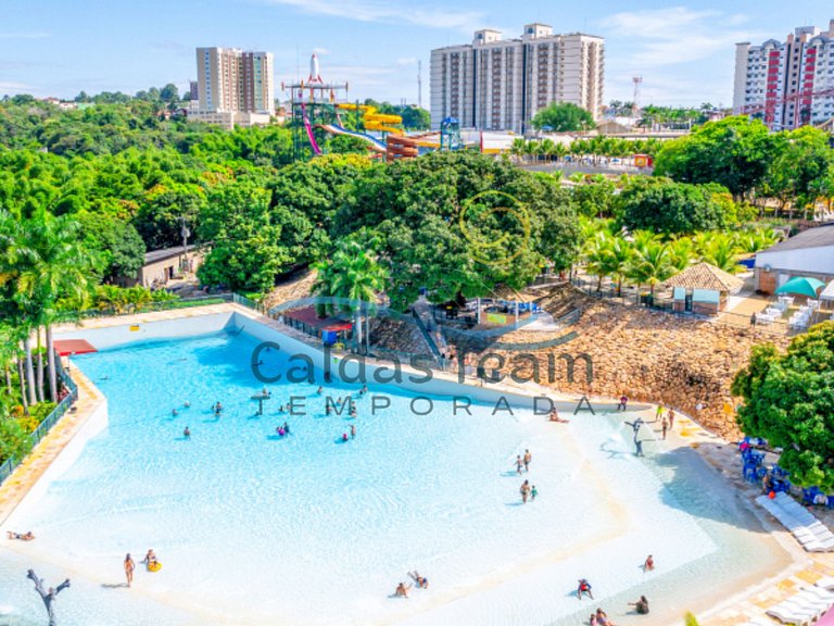 Apto 631 Spazzio diroma + Splash Acqua Park Vulcão