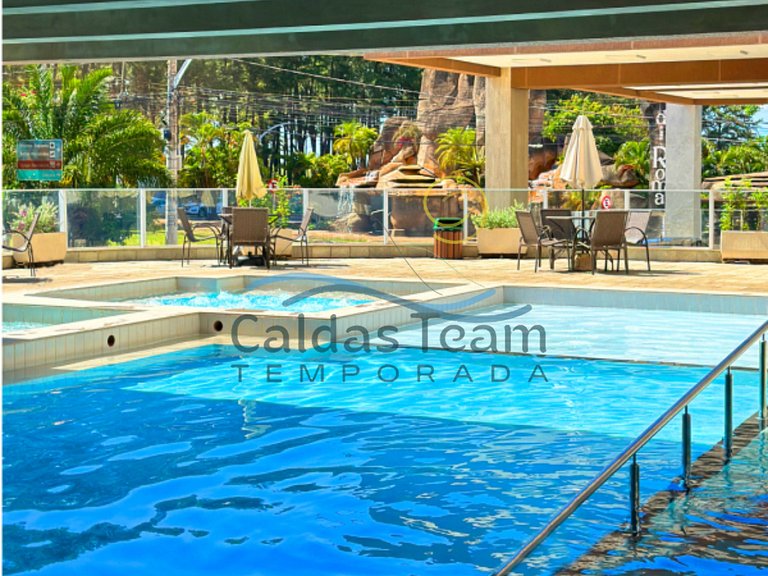 Apto 631 Spazzio diroma + Splash Acqua Park Vulcão