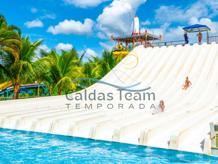 Apto 529 Spazzio diroma + Splash Acqua Park Vulcão