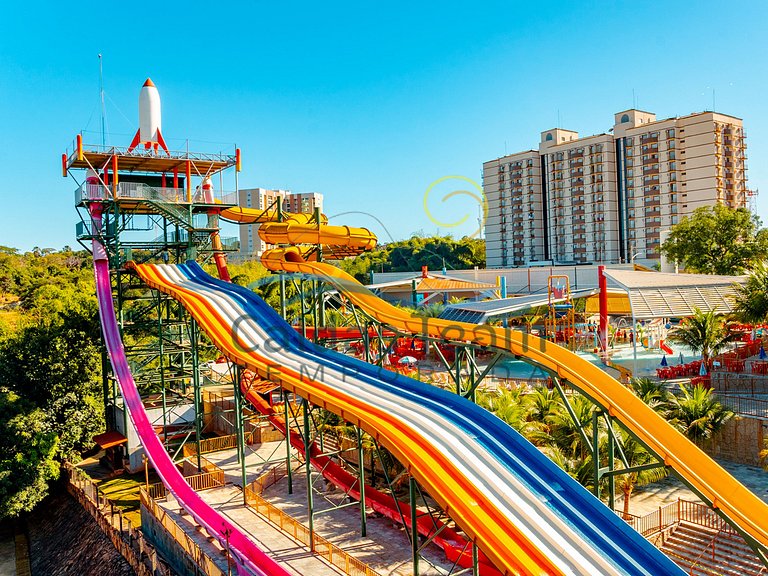 Apto 923 Spazzio diroma + Splash Acqua Park Vulcão